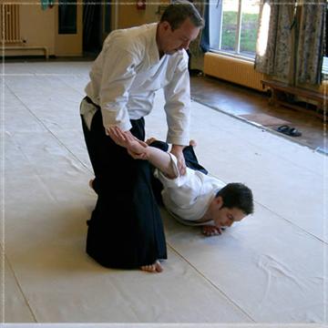 Bokken practice.